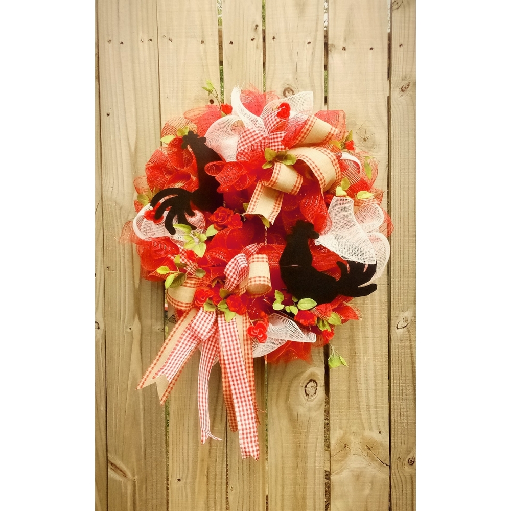 Handmade Farmhouse Door Wreath